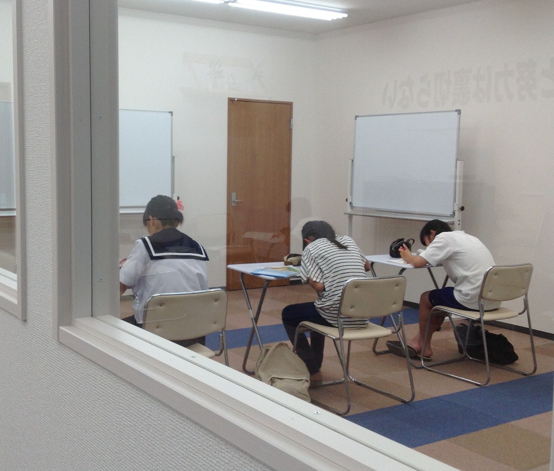 2014年前期期末テストの様子